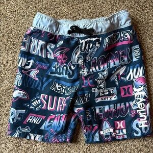 Hurley | Multicolor Graphic Board Shorts with Mesh